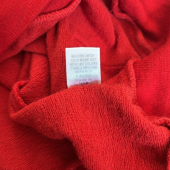 MONROW Red Supersoft Pullover Hoody Size Small - Picture 6 of 8